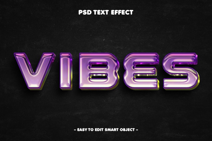 PSD editierbarer text-effekt von modern vibes