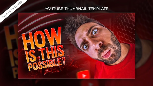 Efecto de brillo moderno Canal de video de YouTube diseño de miniatura de mineral banner web