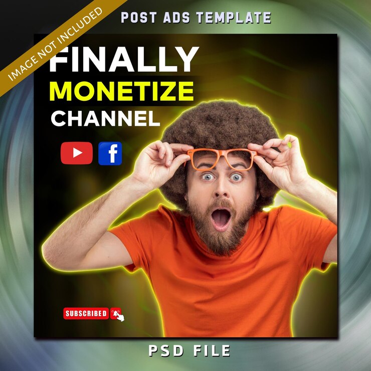 Efecto de brillo moderno Diseño de carteles para las redes sociales