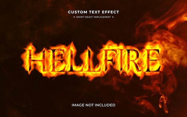 PSD efecto de estilo de texto 3d de videojuego de fuego