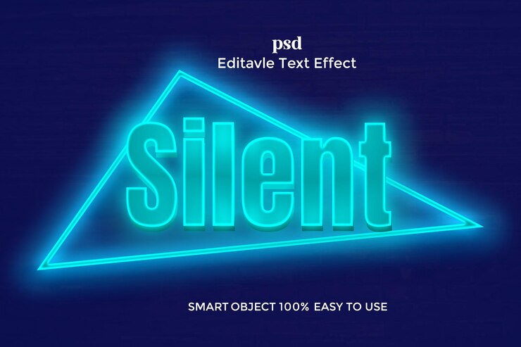 PSD efecto de estilo de texto editable