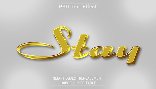 Efecto de estilo de texto del logotipo PSD en negro