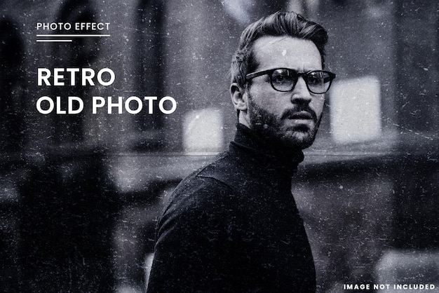 Efecto de foto antigua retro