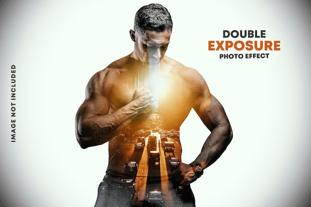 Efecto de foto de doble exposición