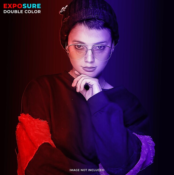Efecto fotográfico de doble exposición