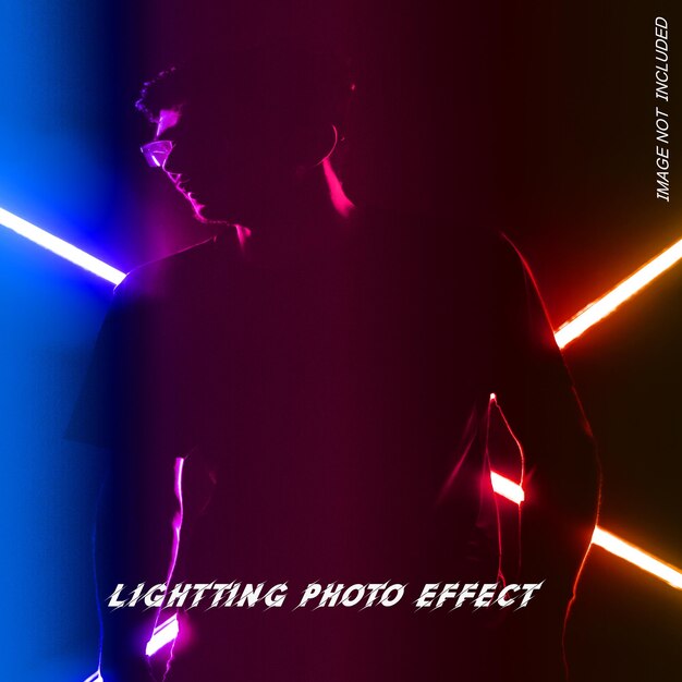 efecto fotográfico de iluminación