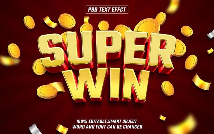 PSD efecto de fuente de texto super editable texto 3d para el título