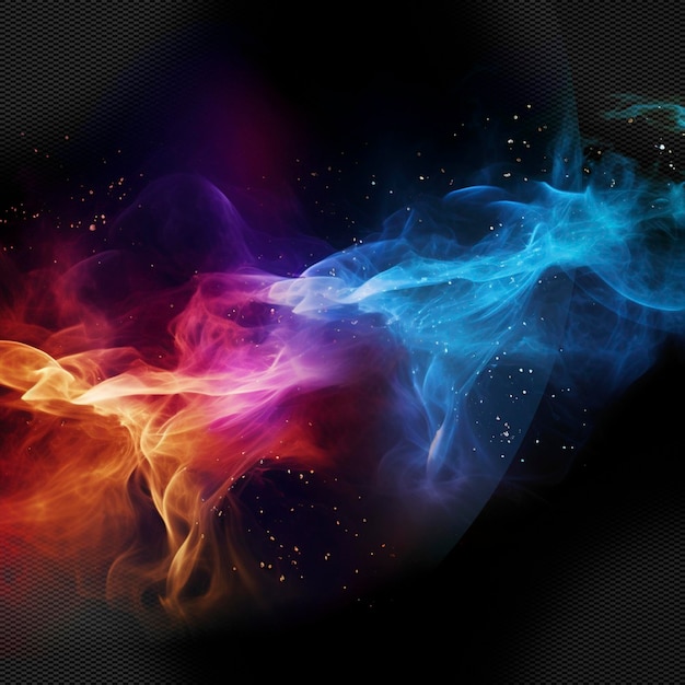 Efecto de humo de colores