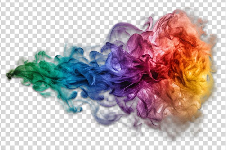 PSD efecto de humo png