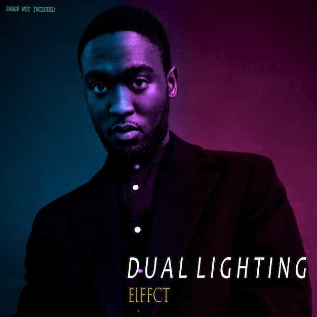 efecto de iluminación dual