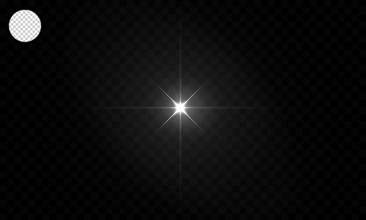 PSD efecto de luz de destello de lente especial de luz solar transparente abstracta.