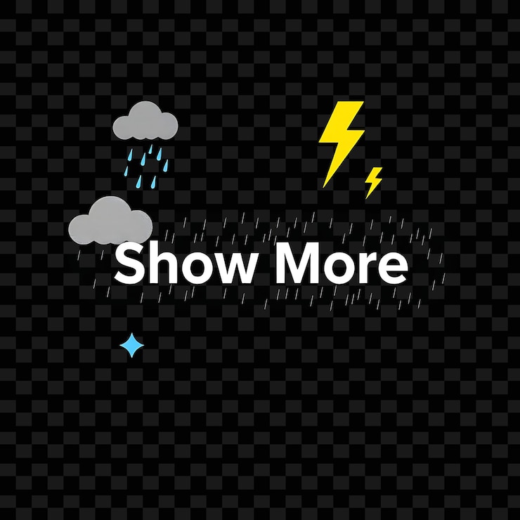 PSD efecto mostrar más en el estilo de patrón del tiempo animaciones climáticas dinámicas como lluvia y nubes decoración