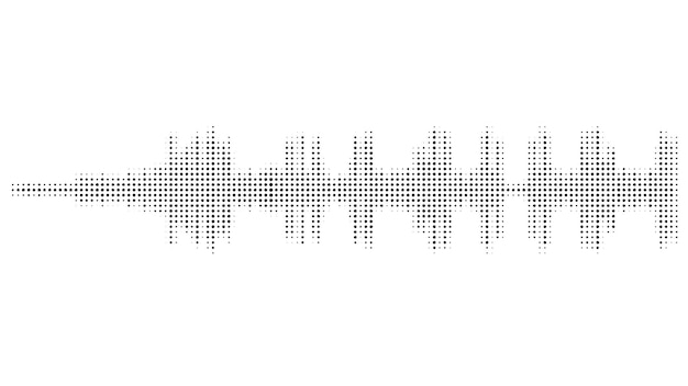 Efecto de onda de sonido Ilustración de onda de audio