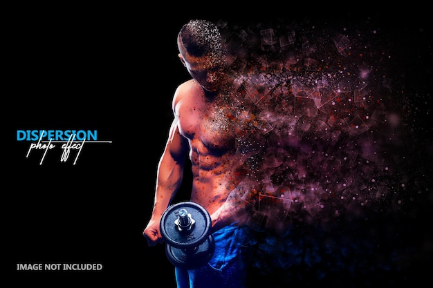 Efecto Photoshop de dispersión de polvo