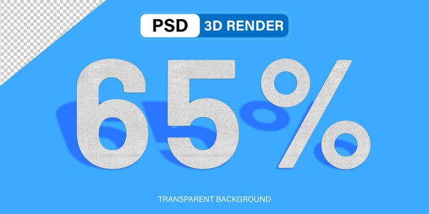 Efecto de piedra aislado sobre un fondo transparente