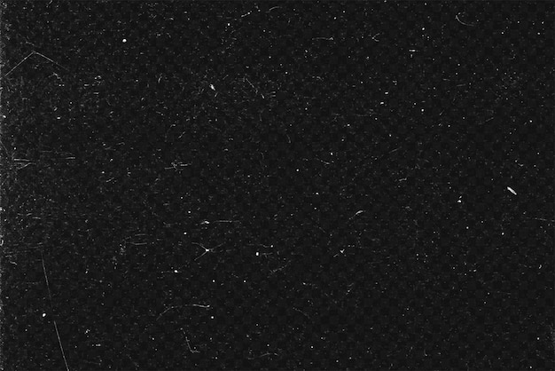 Efecto de superposición de grano de película o polvo y textura rayada en fondo transparente para efecto fotográfico