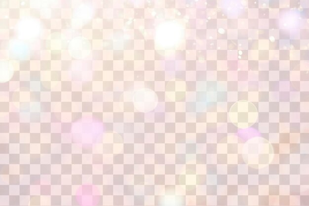 Efecto de superposición de luz png de fondo transparente