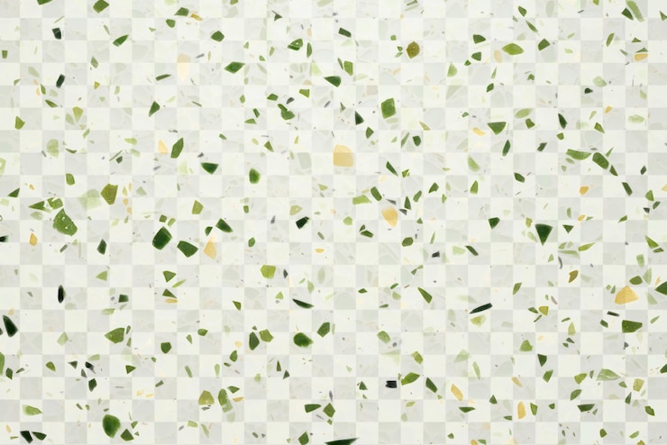 PSD efecto de superposición png de patrón terrazzo de fondo transparente