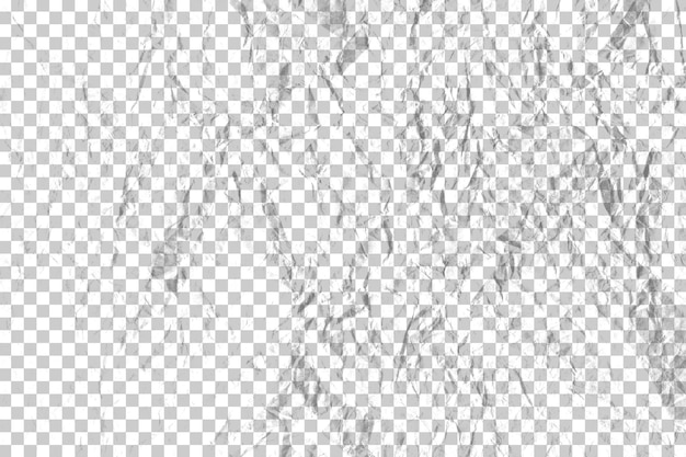 Efecto de superposición de la textura del papel arrugado png superficie del papel arruinada