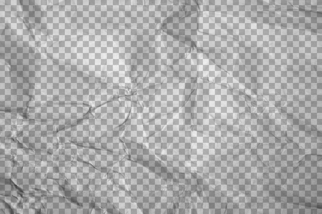 Efecto de superposición de la textura del papel arrugado png superficie del papel arruinada