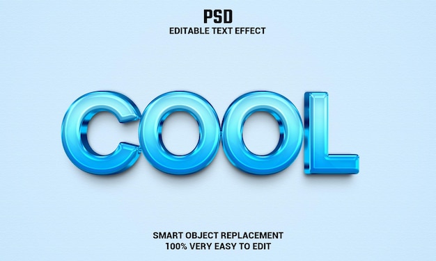 Efecto de texto 3D editable con fondo Premium Psd