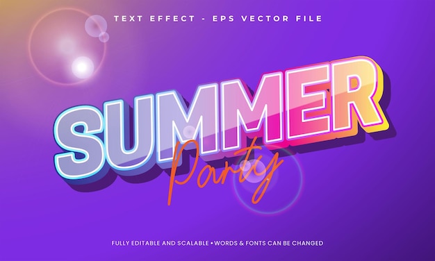 Efecto de texto 3D editable en la playa