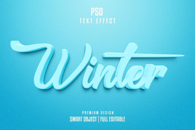 Efecto de texto 3d editable psd