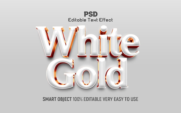 Efecto de texto 3D editable