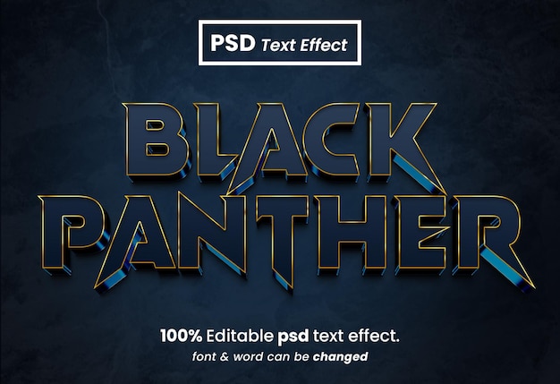 Efecto de texto 3D de película de superhéroes