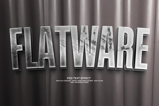 Efecto de texto en 3D