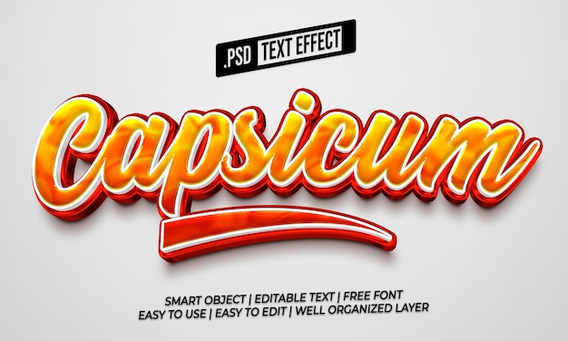 Efecto de texto 3D
