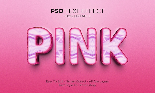 PSD efecto de texto en 3d