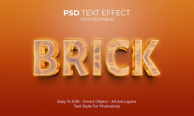 PSD efecto de texto en 3d