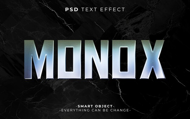 PSD efecto de texto 3d