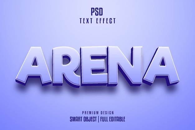 Efecto de texto arena 3d