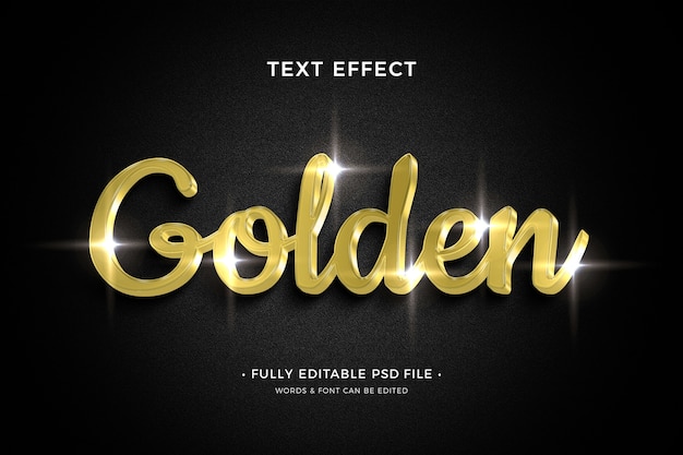 efecto de texto brillante