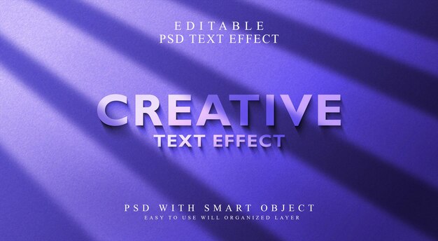 Efecto de texto creativo
