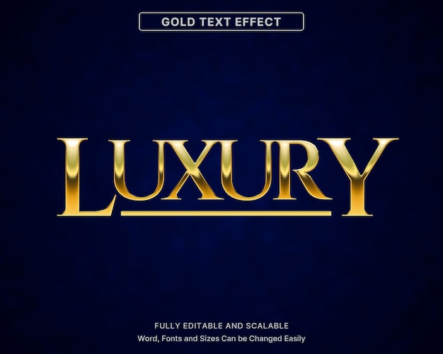 Efecto de texto dorado