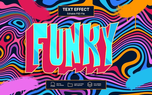 Efecto de texto de droga
