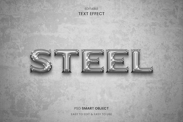 Efecto de texto editable en 3D de caramelo