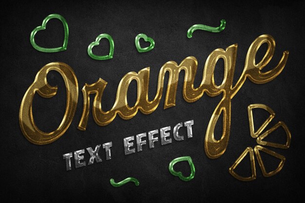 efecto de texto editable 3d de tecnología