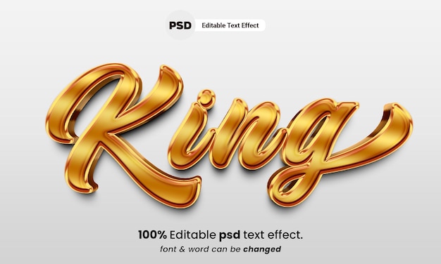 Efecto de texto editable en 3d