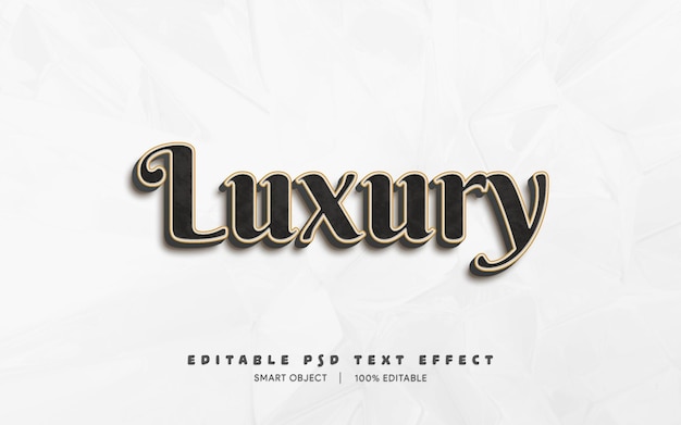Efecto de texto editable en 3D