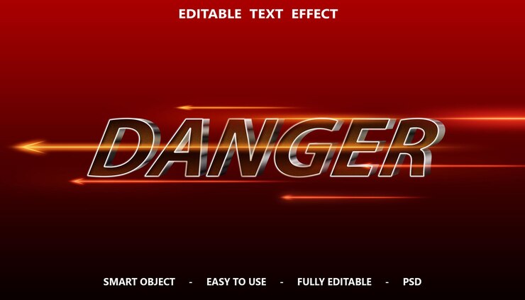 Efecto de texto editable en 3D