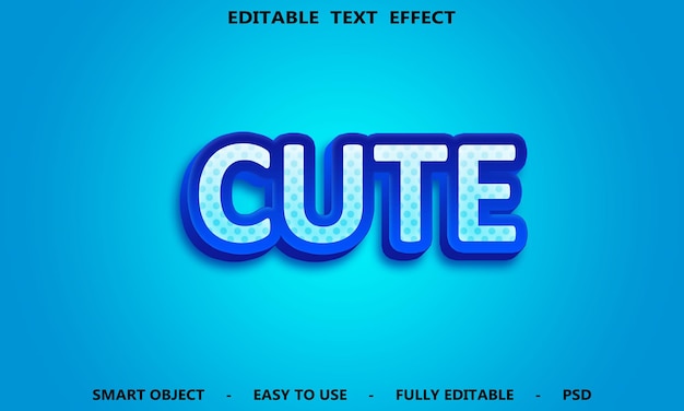 Efecto de texto editable en 3D