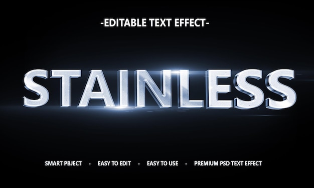 Efecto de texto editable en 3d