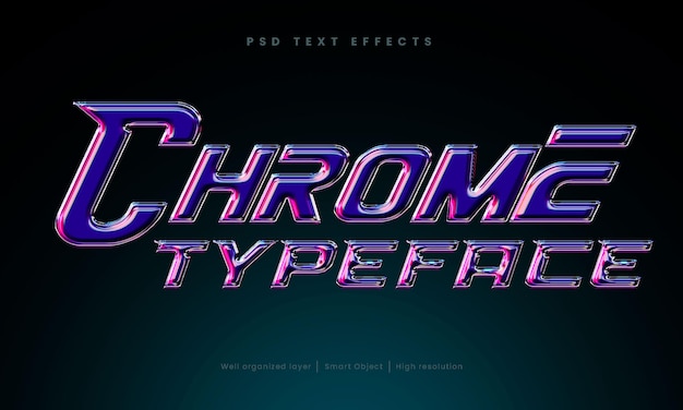 Efecto de texto editable de Chrome