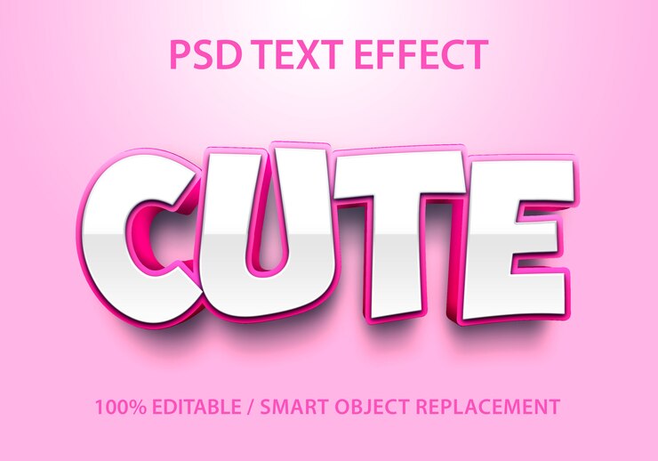Efecto de texto editable Lindo