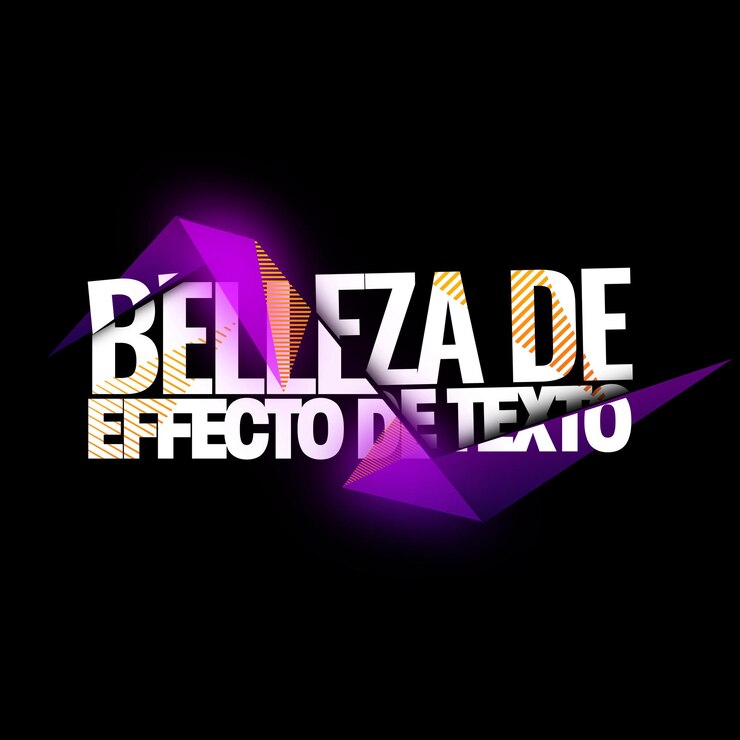 PSD efecto de texto editable moderno