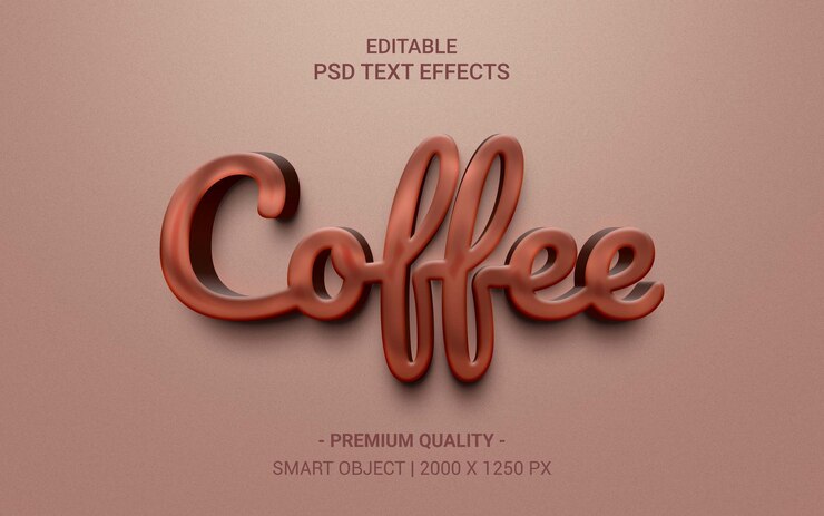 PSD efecto de texto editable de photoshop 3d, efecto de texto editable3d